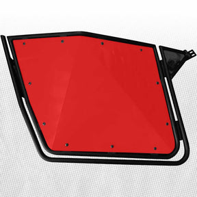 50 Caliber Racing red-panel Polaris RZR doors - view 1