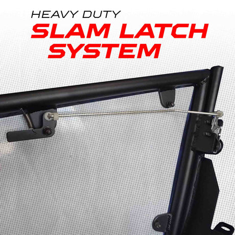 50 Caliber Racing white-panel Polaris RZR doors - view 1
