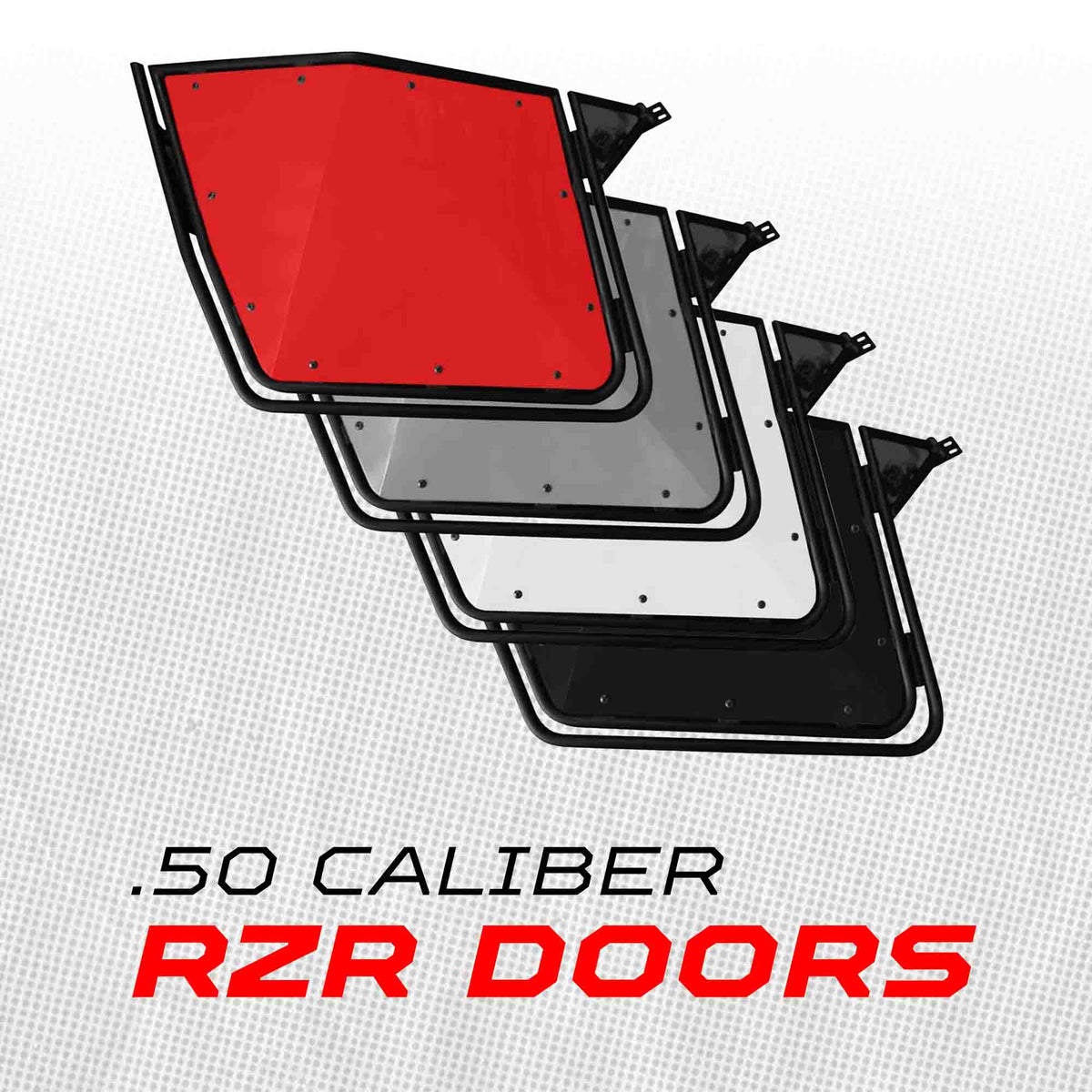50 Caliber Racing black Polaris RZR doors - view 8