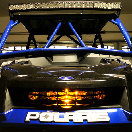 Photo of Single Row Grill Led Light Bar Mounts for Polaris RZR XP / Turbo(S) by Litt Industries - Premium RZR Turbo S / XP for UTVs / Side by Sides