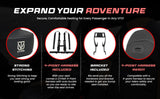 RZR 2 PRO/PRO R Bump Seat (2025+) | UTV Mountain Accessories