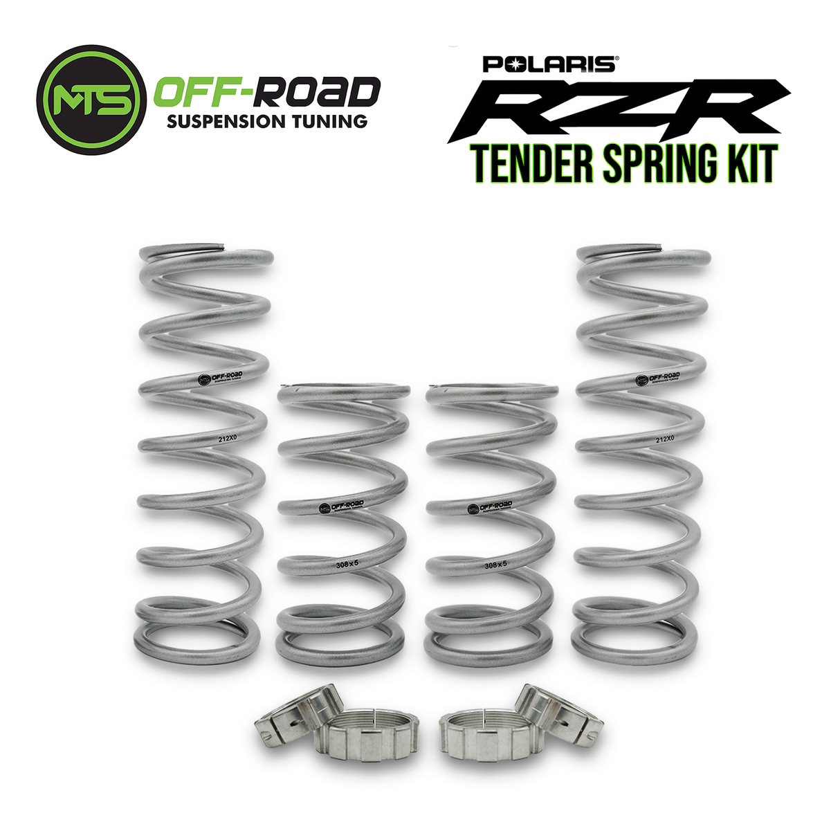 MTS Offroad Polaris RZR TENDER Spring Kit