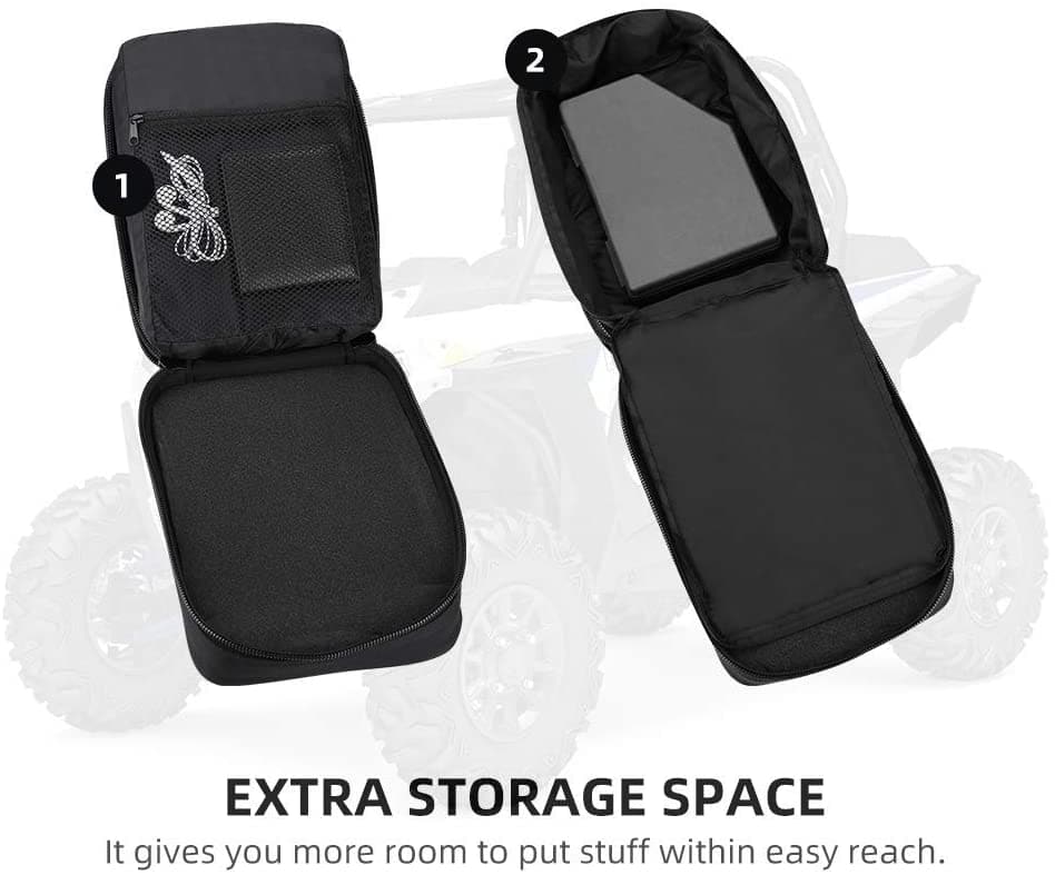 Photo of UTV Armrest Safe 1680D High-Density Storage Bag for Polaris RZR 900/1000/XP Turbo by Kemimoto - Premium for UTVs / Side by Sides