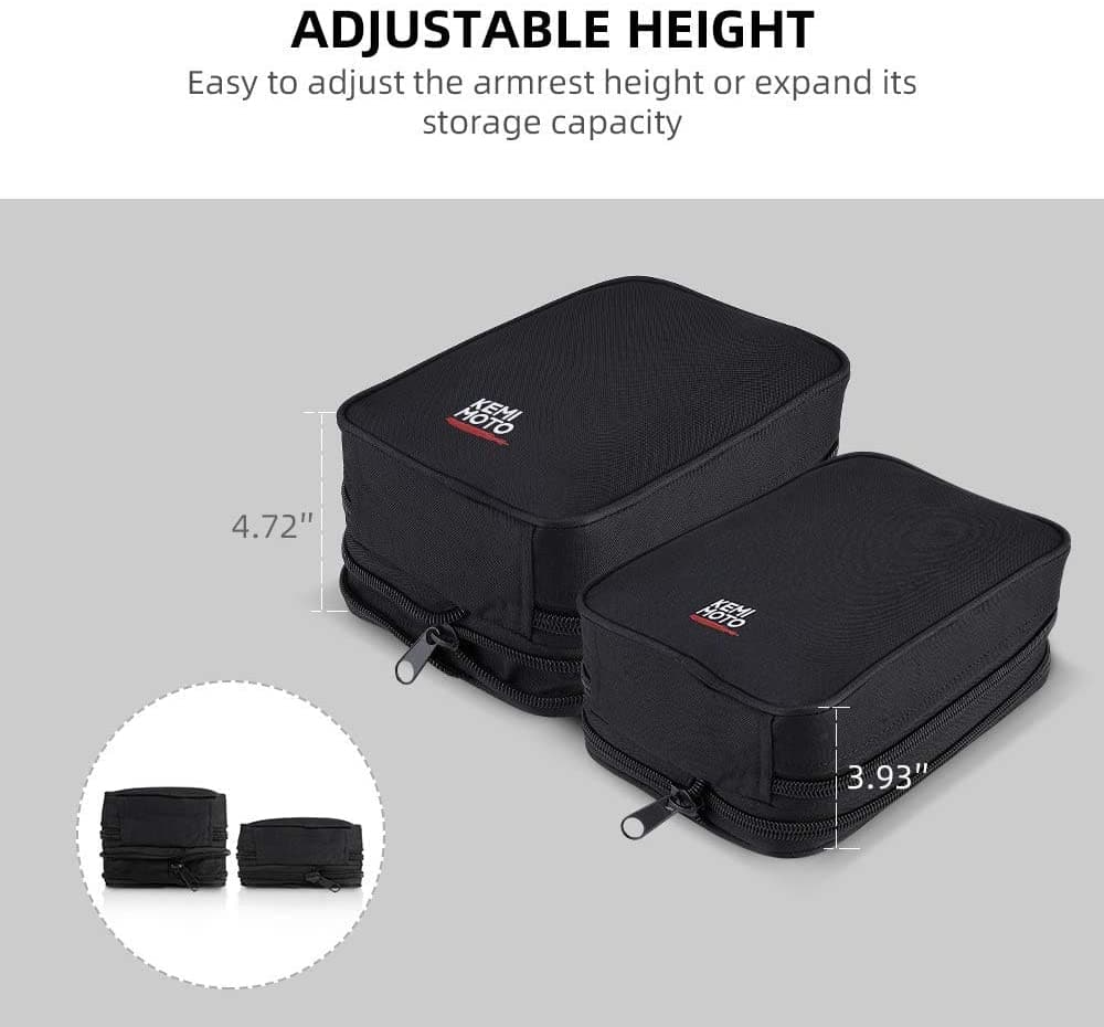 Photo of UTV Armrest Safe 1680D High-Density Storage Bag for Polaris RZR 900/1000/XP Turbo by Kemimoto - Premium for UTVs / Side by Sides