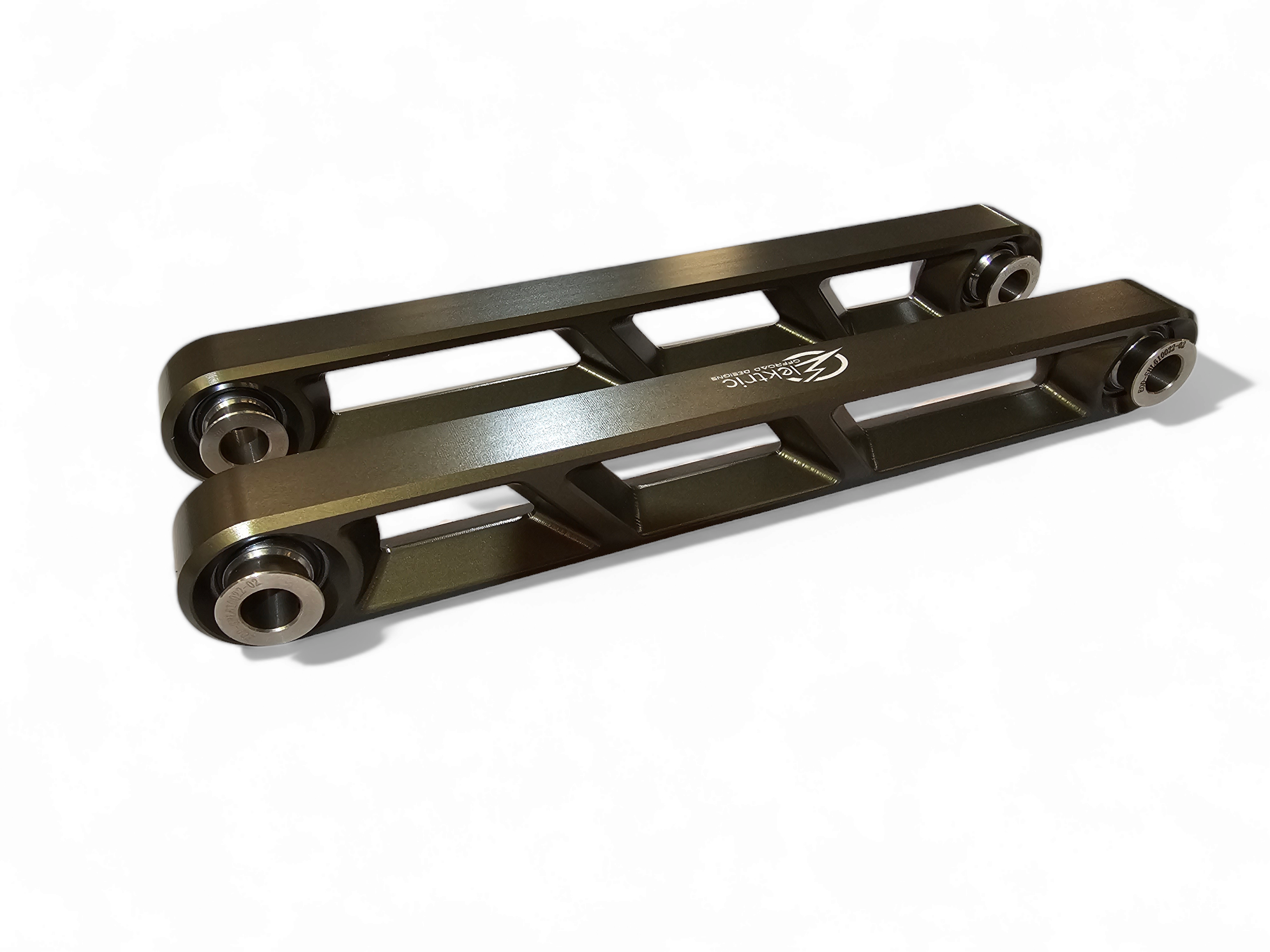 Photo of 2022 to Current Polaris RZR Turbo R Rear Sway bar Link in Gun Metal Finish by Elektric Offroad - Premium Sway Bars & Links for UTVs / Side by Sides