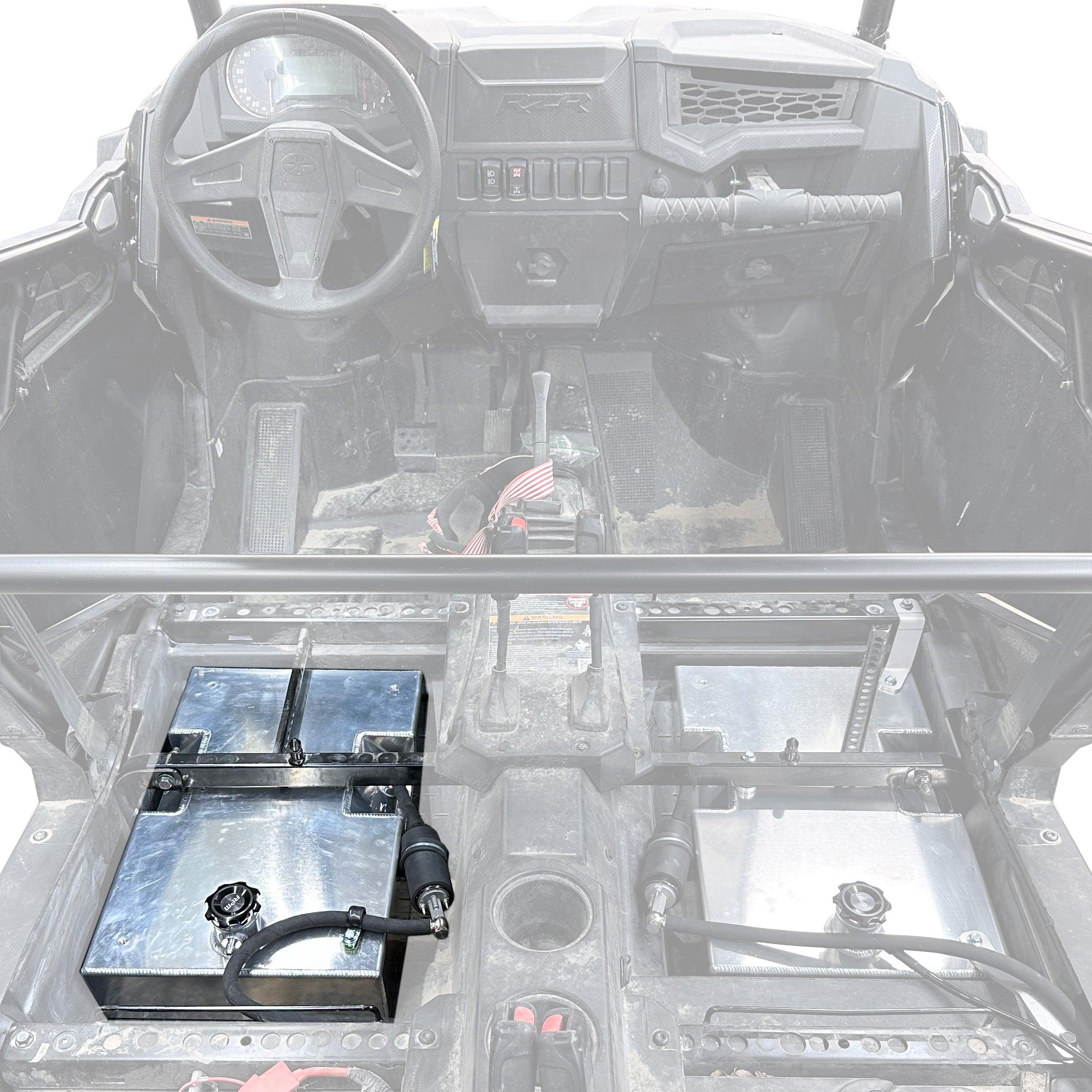 Photo of RPM SXS RPM RZR Auxiliary Fuel Tank - 4 Seat XPT / XP1000 / Turbo S 4.5G Auxiliary Fuel Gas Tank Kit by RPM SXS - Premium for UTVs / Side by Sides