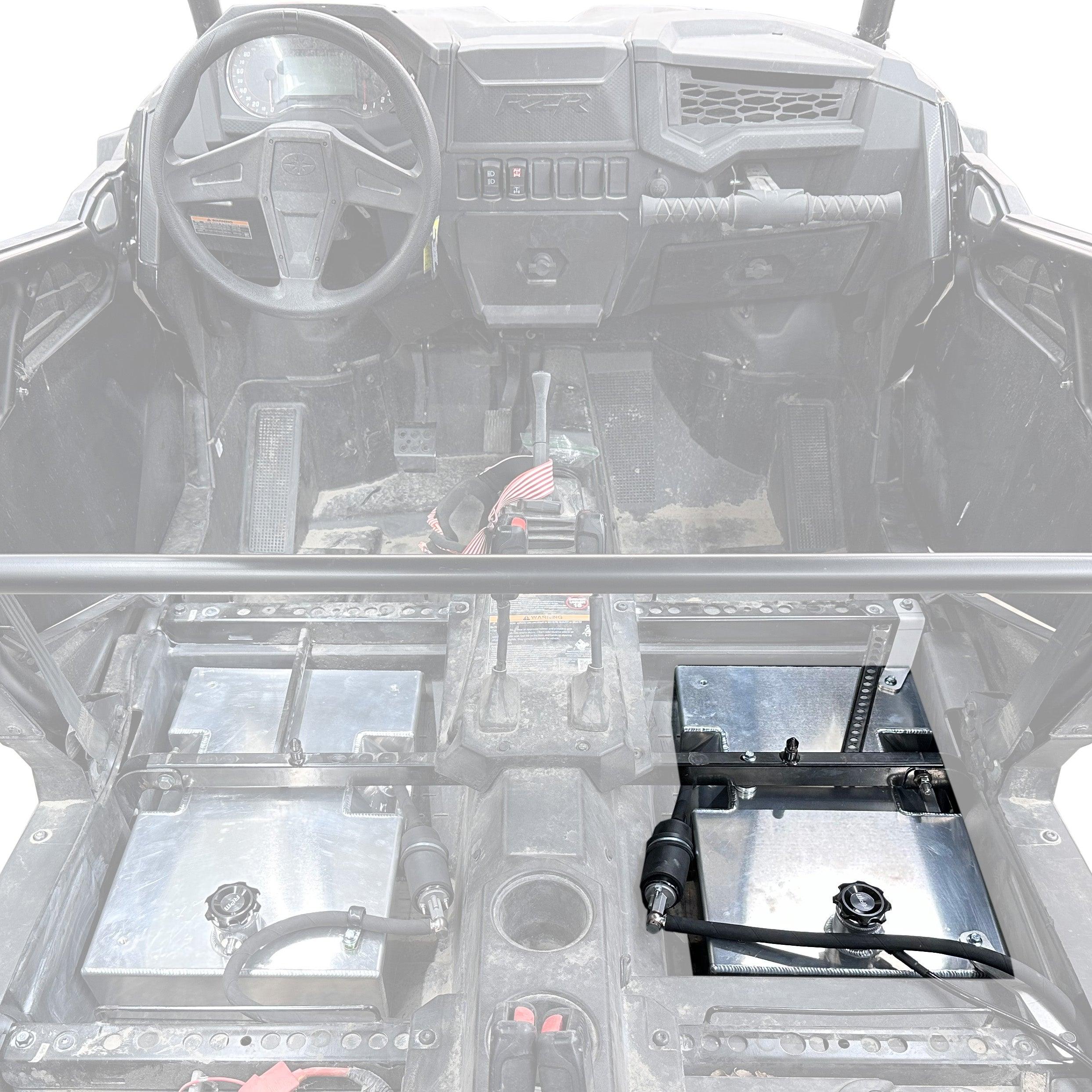 Photo of RPM SXS RPM RZR Auxiliary Fuel Tank - 4 Seat XPT / XP1000 / Turbo S 4.5G Auxiliary Fuel Gas Tank Kit by RPM SXS - Premium for UTVs / Side by Sides