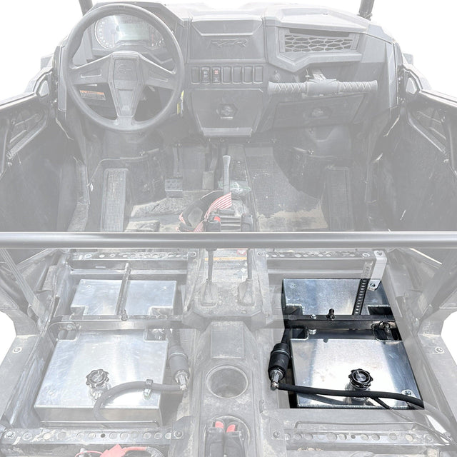 Photo of RPM SXS RPM RZR Auxiliary Fuel Tank - 4 Seat XPT / XP1000 / Turbo S 4.5G Auxiliary Fuel Gas Tank Kit by RPM SXS - Premium for UTVs / Side by Sides