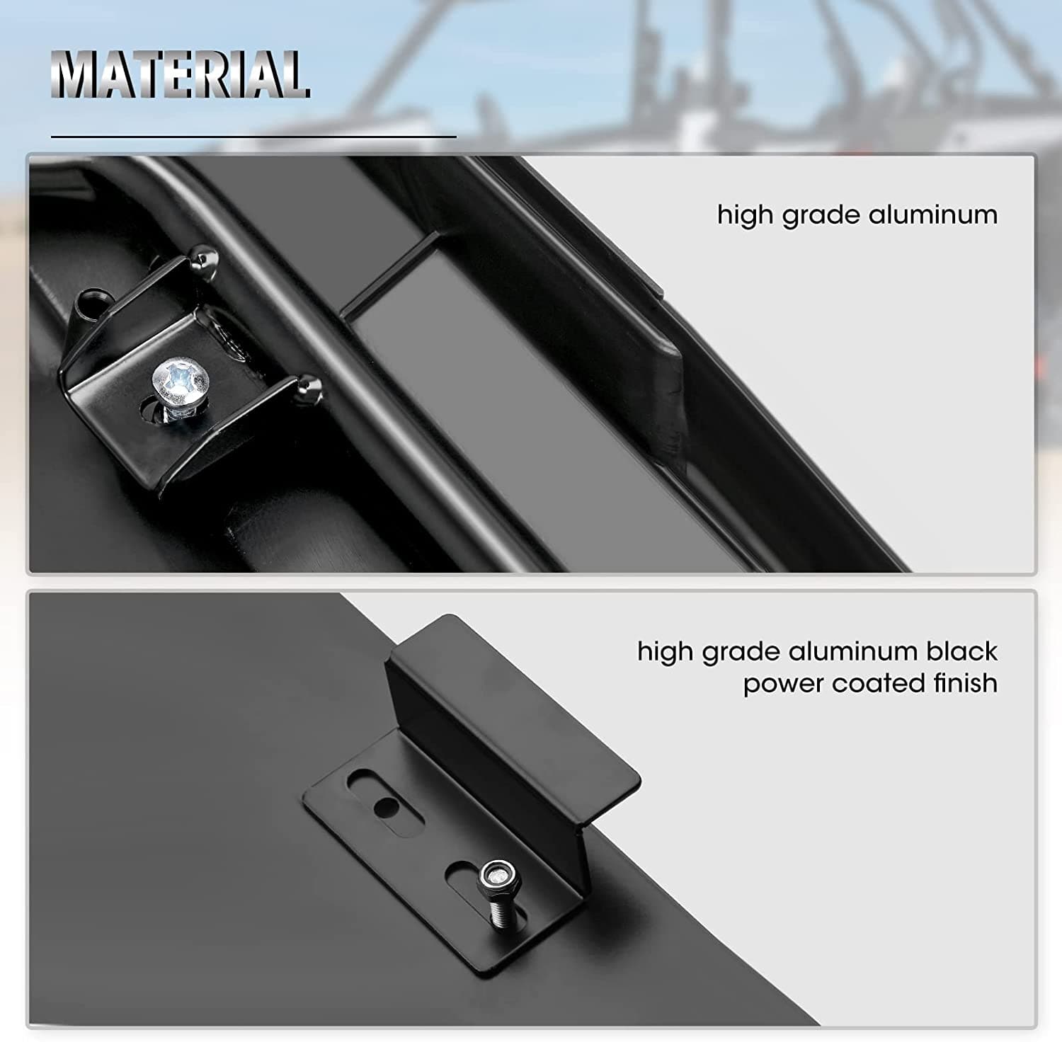 Photo of Kemimoto Half Lower Door Panel For Polaris RZR 900 1000 XP 4 Turbo 2014-2023 by Kemimoto - Premium for UTVs / Side by Sides