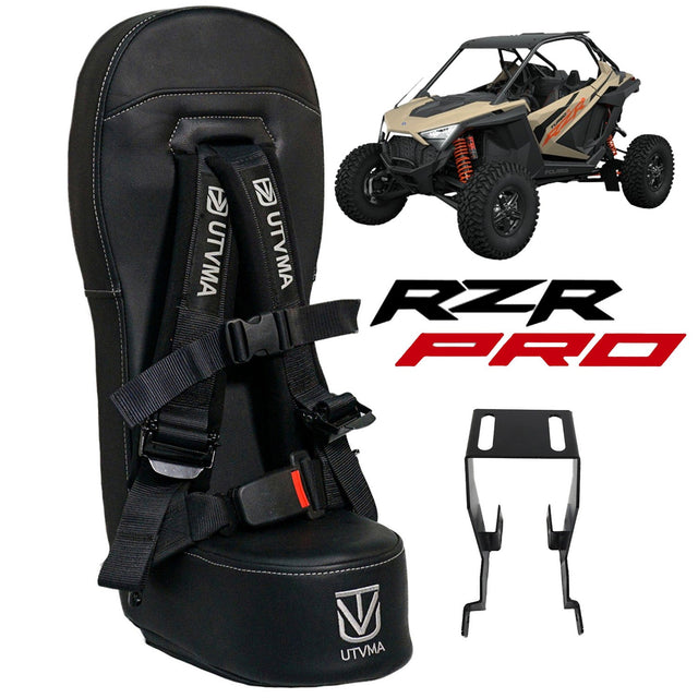 Photo of RZR 2 Turbo R Bump Seat (2020-2025) by UTV Mountain Accessories - Premium Bump Seats for UTVs / Side by Sides