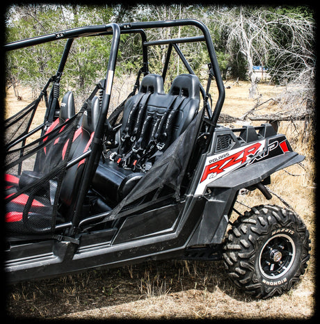 Photo of RZR 900/800 Rear Bench Seat W Harnesses (2010-2014) by UTV Mountain Accessories - Premium Bench Seat for UTVs / Side by Sides