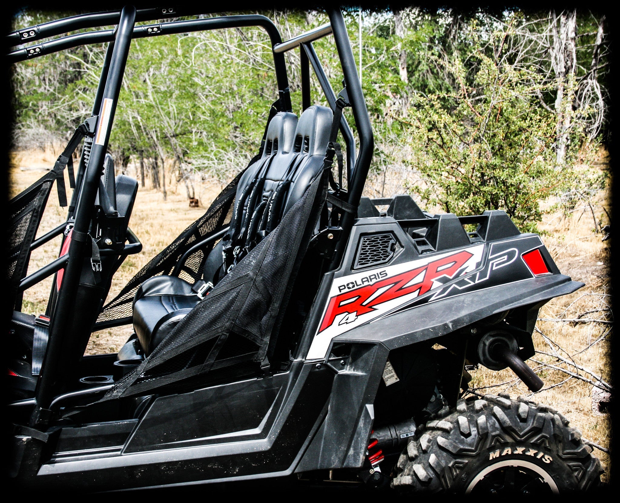 Photo of RZR 900/800 Rear Bench Seat W Harnesses (2010-2014) by UTV Mountain Accessories - Premium Bench Seat for UTVs / Side by Sides