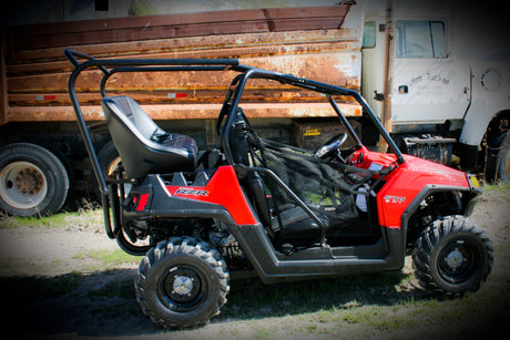 Photo of RZR 570 Backseat and Roll Cage Kits (2012-2022) by UTV Mountain Accessories - Premium Roll Cages for UTVs / Side by Sides
