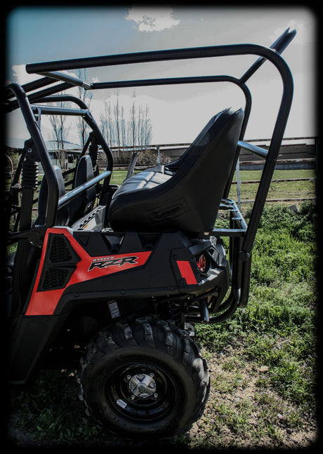 Photo of RZR 570 Backseat and Roll Cage Kits (2012-2022) by UTV Mountain Accessories - Premium Roll Cages for UTVs / Side by Sides