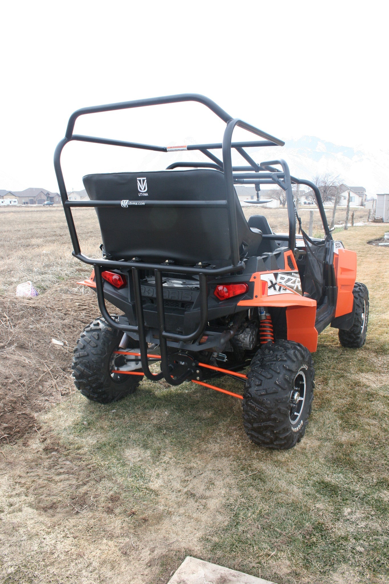 Photo of RZR 900 Backseat Roll Cage Kit (2011-2014) by UTV Mountain Accessories - Premium Backseat and Roll Cage for UTVs / Side by Sides