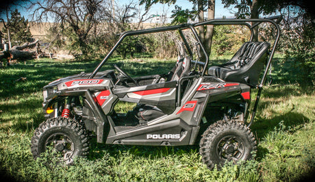 Photo of RZR 900 Back Seat and Roll Cage (2015-2020) by UTV Mountain Accessories - Premium Backseat and Roll Cage for UTVs / Side by Sides