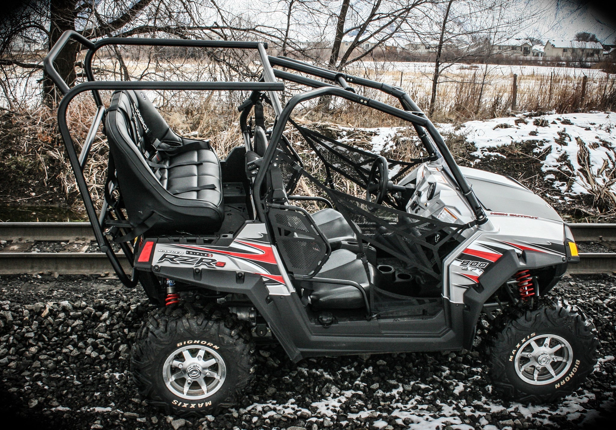 Photo of RZR 800 Back Seat and Roll Cage Kit (2008-2014) by UTV Mountain Accessories - Premium Backseat and Roll Cage for UTVs / Side by Sides