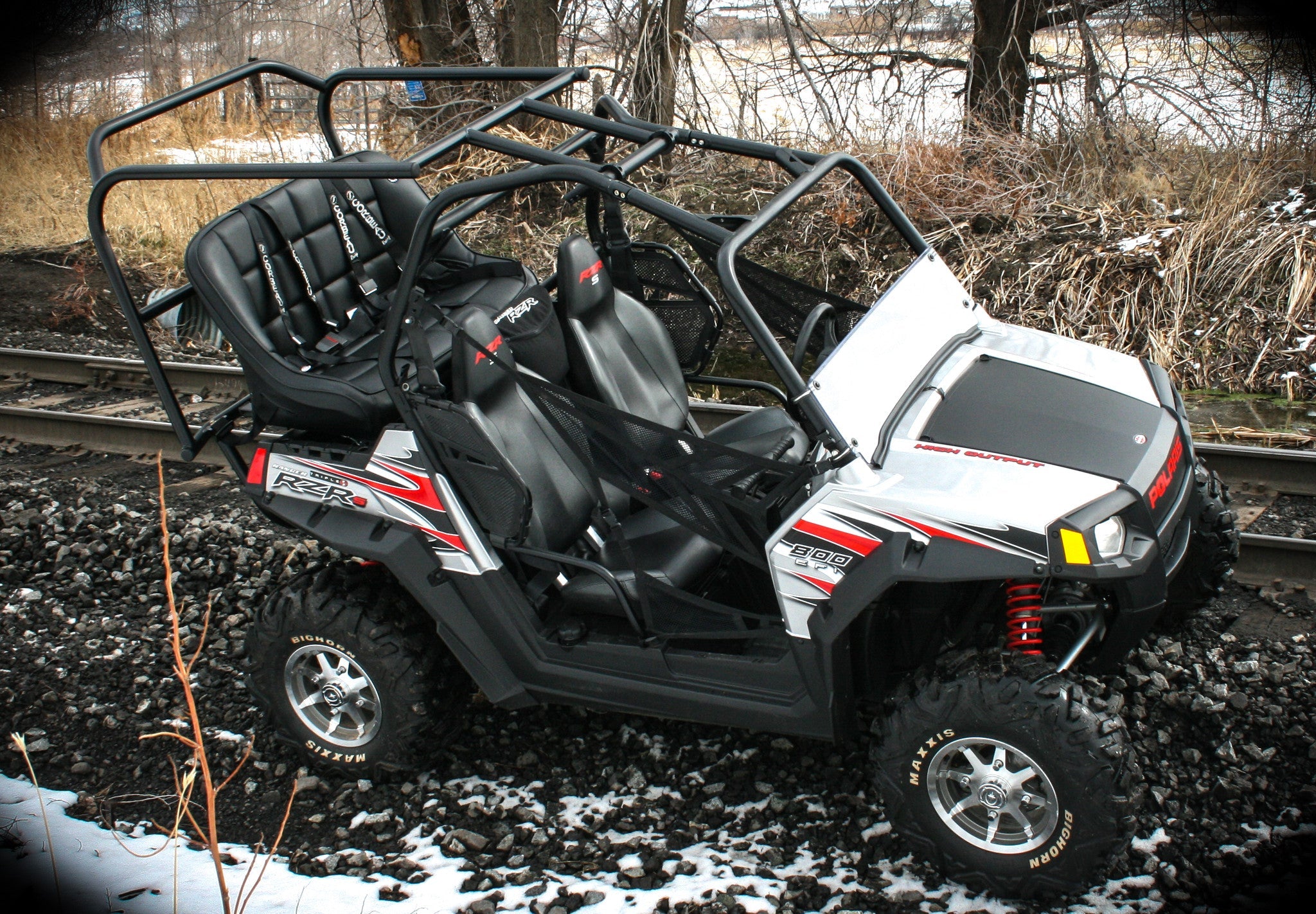 Photo of RZR 800 Back Seat and Roll Cage Kit (2008-2014) by UTV Mountain Accessories - Premium Backseat and Roll Cage for UTVs / Side by Sides