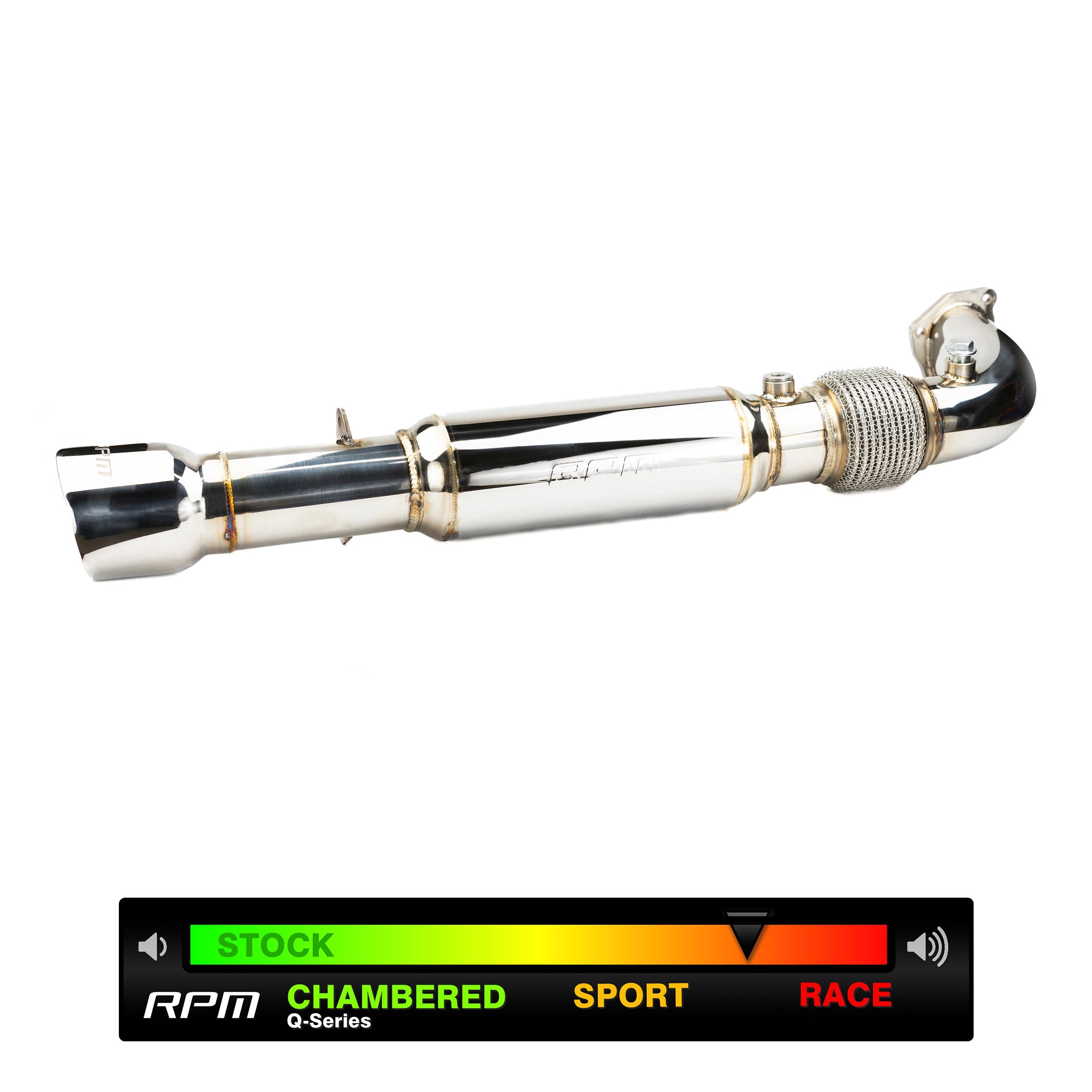 Photo of RPM SXS RPM Turbo RZR Desert Series 3" Full Stainless Exhaust System by RPM SXS - Premium for UTVs / Side by Sides