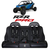 Photo of RZR PRO S Rear Bench Seat W Harnesses (2025+) by UTV Mountain Accessories - Premium Seats & Accessories for UTVs / Side by Sides