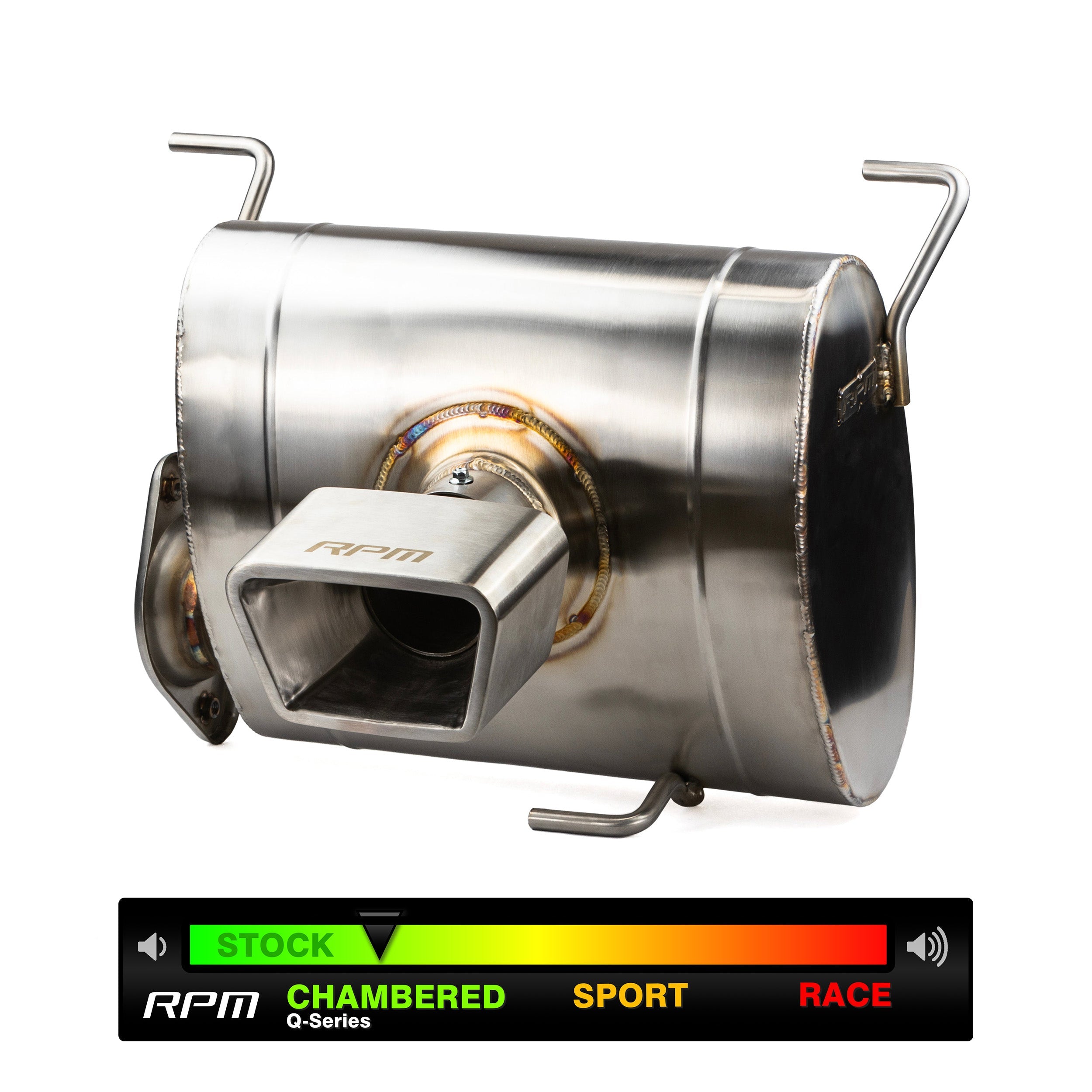 Photo of RPM SXS RPM Polaris RZR Pro R E-Valve Chambered 3" Performance Exhaust - Electric Valve Muffler by RPM SXS - Premium for UTVs / Side by Sides