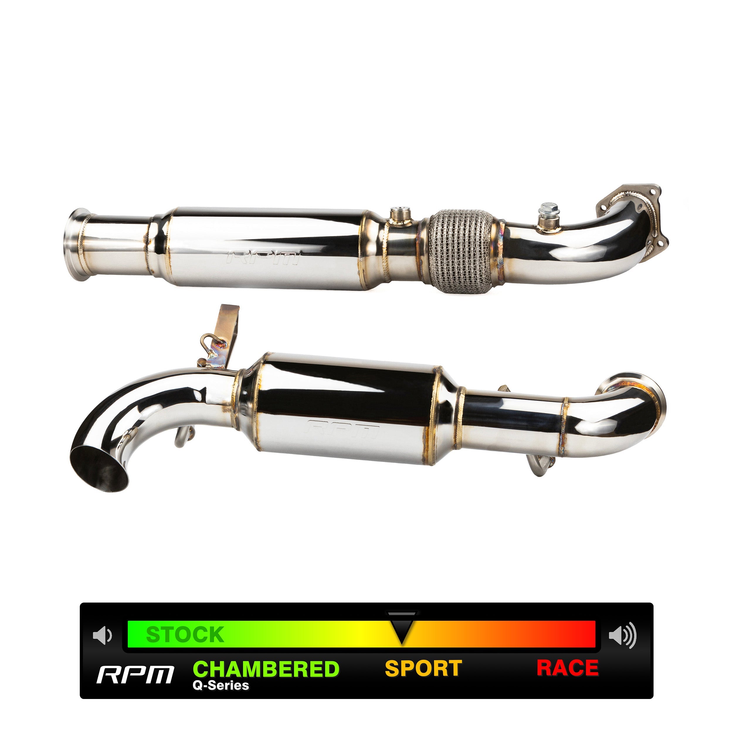 Photo of RPM SXS RPM RZR Pro XP & Turbo R/Pro S FULL 3" Exhaust - RPM Monster Core 3" Muffler & Mid Pipe by RPM SXS - Premium for UTVs / Side by Sides