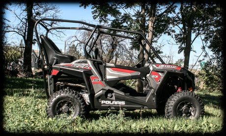 Photo of RZR 900 Back Seat and Roll Cage (2015-2020) by UTV Mountain Accessories - Premium Backseat and Roll Cage for UTVs / Side by Sides