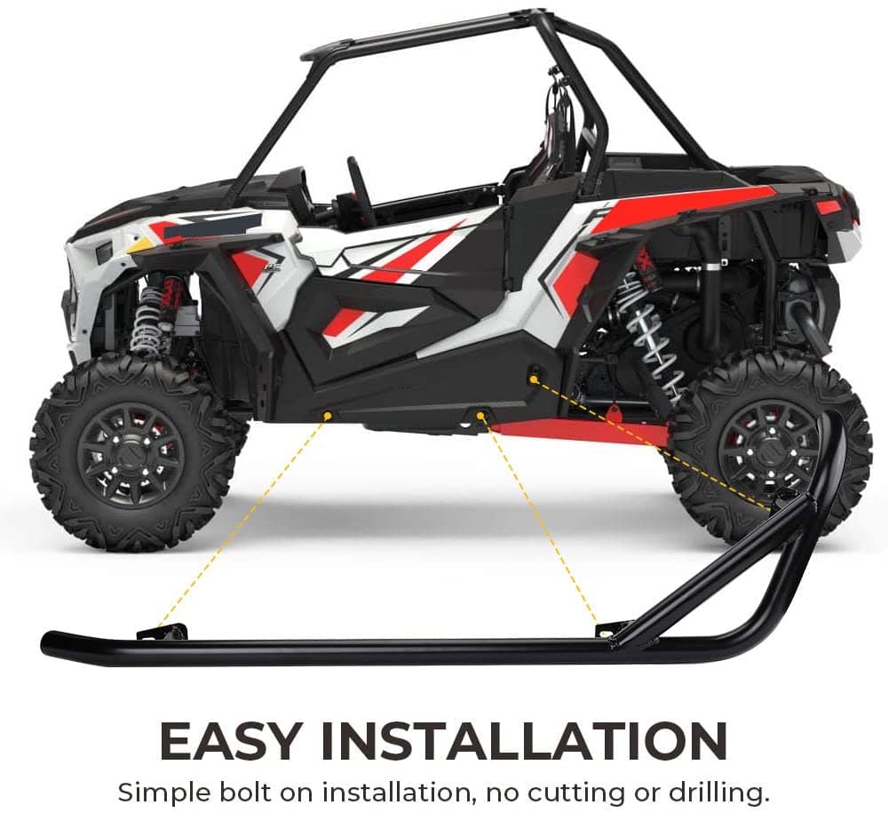Photo of Nerf Bars Rock Sliders For Polaris RZR XP 1000/ XP Turbo by Kemimoto - Premium for UTVs / Side by Sides