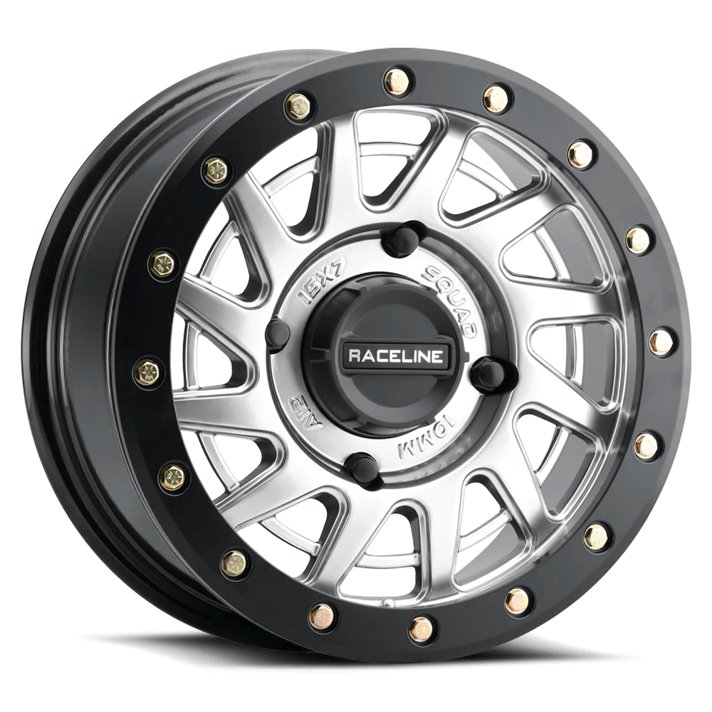 Photo of Raceline A12 Squad Beadlock - Hyper Silver by RACELINE - Premium Wheels for UTVs / Side by Sides