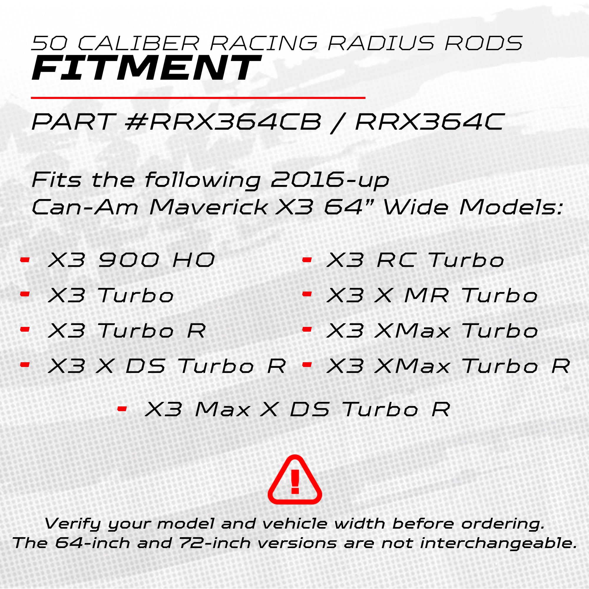 Can-Am Maverick X3 Heavy Duty Radius Rods