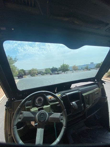 Photo of POLARIS RANGER 1000XP FRONT WINDSHIELD 2017+ by Dirt Warrior Accessories - Premium Windshields for UTVs / Side by Sides