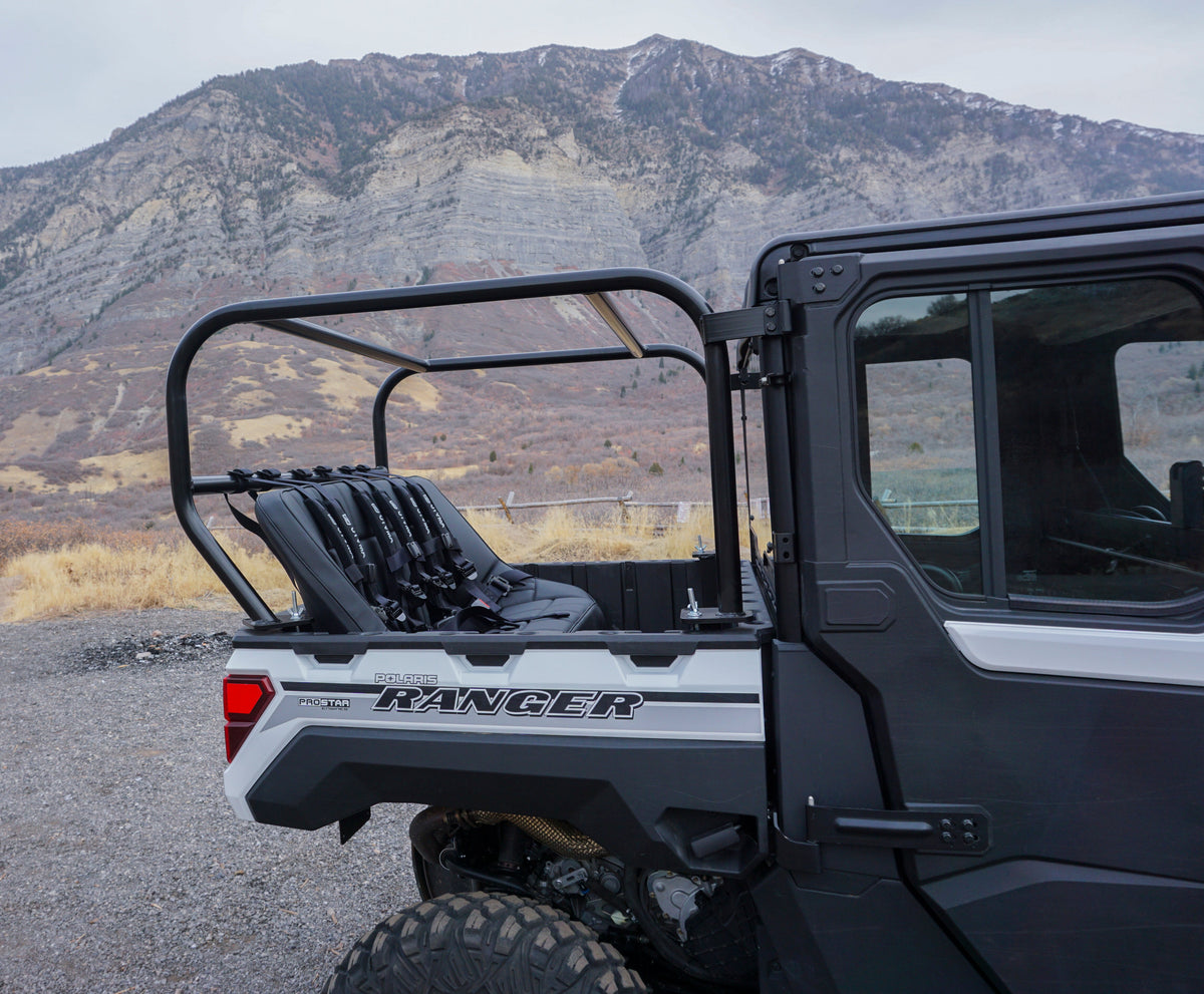 Photo of Ranger 1000 Rear Seat and Roll Cage Kit (2018-2025) by UTV Mountain Accessories - Premium Roll Cages for UTVs / Side by Sides