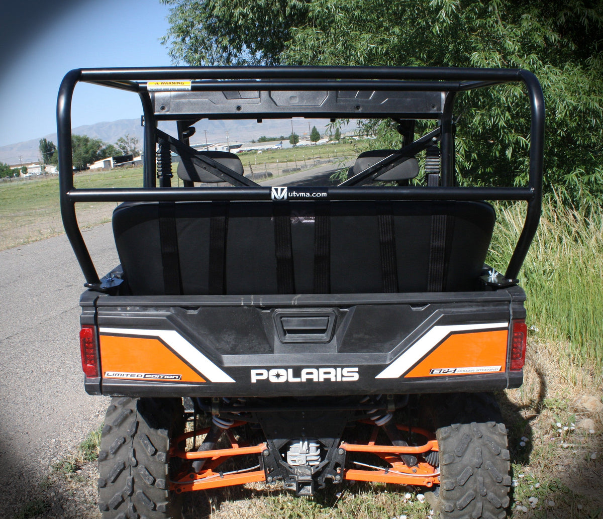 Photo of Ranger 900XP Backseat and Roll Cage Kit (2013-2018) by UTV Mountain Accessories - Premium Roll Cages for UTVs / Side by Sides