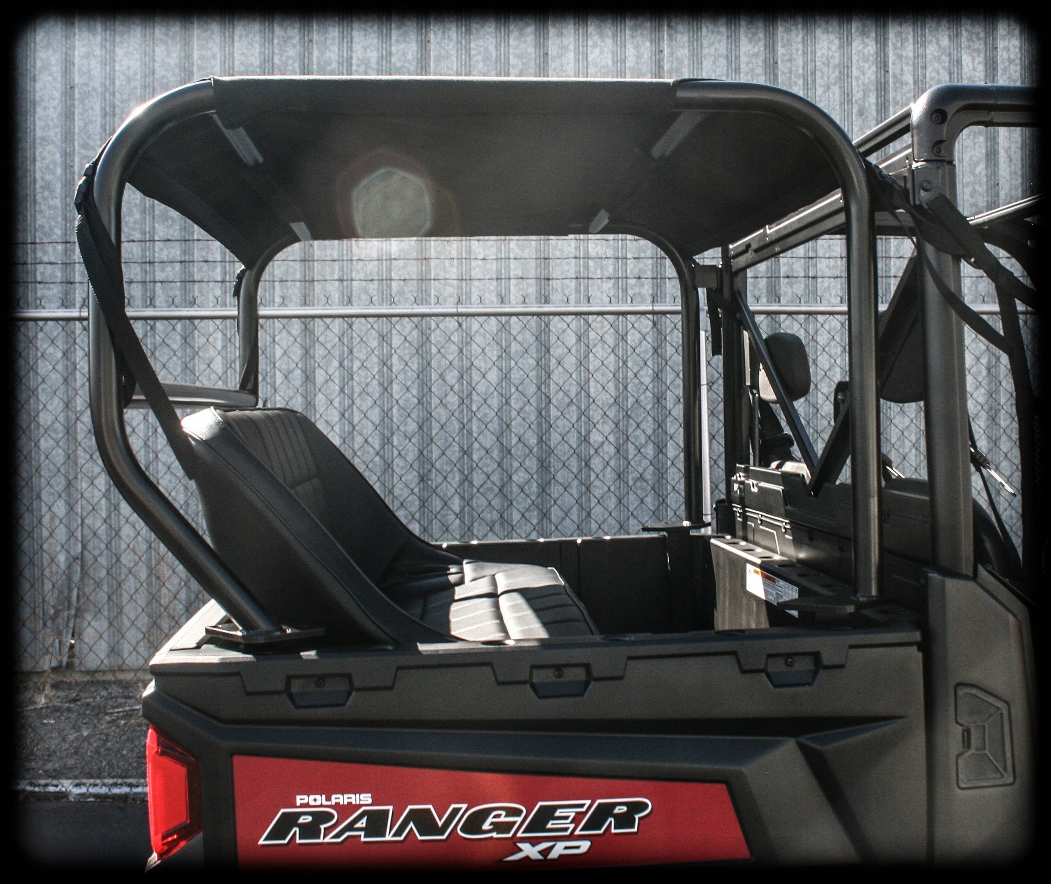 Photo of Ranger 1000XP Rear Soft Top by UTV Mountain Accessories - Premium Cooler Rack for UTVs / Side by Sides