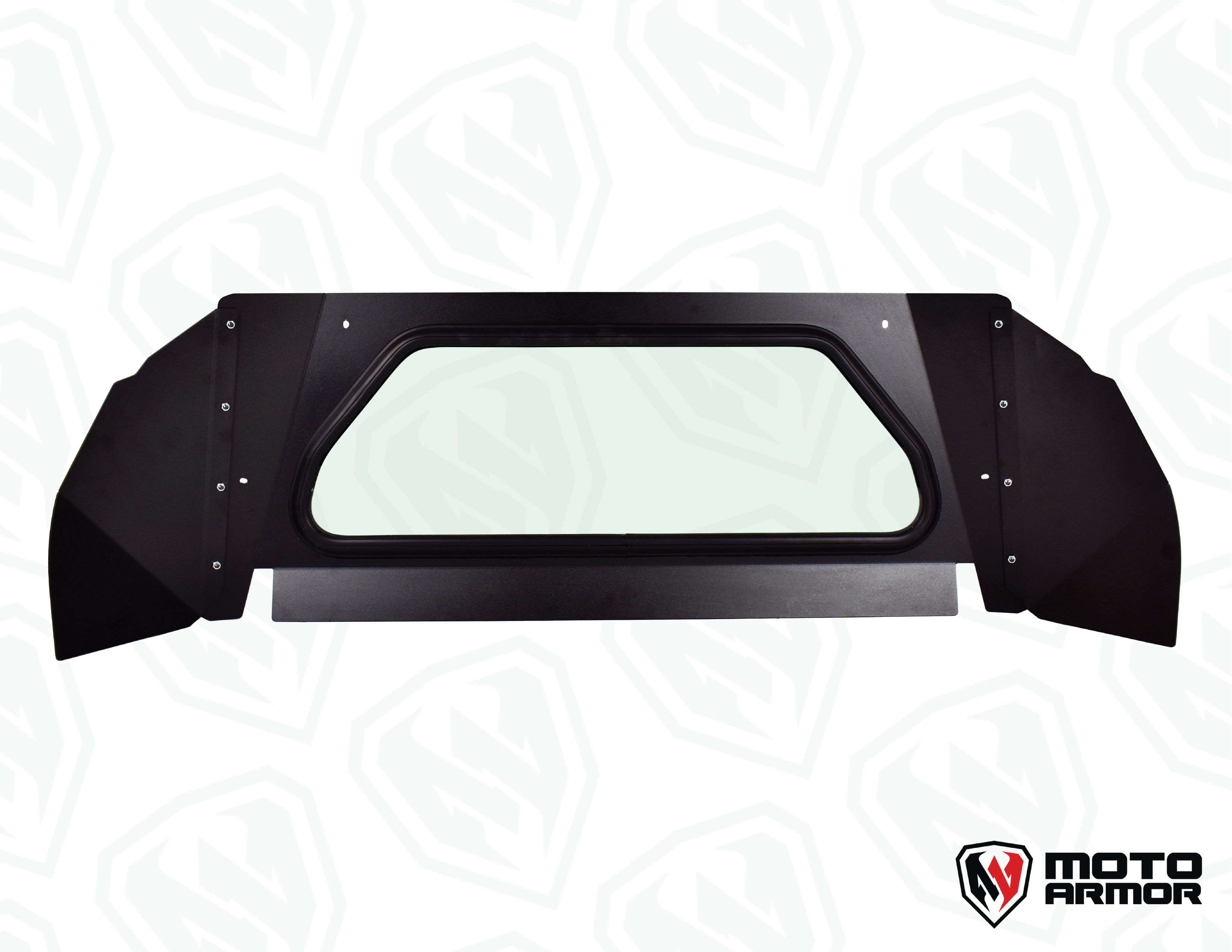 Photo of Kawasaki H2 Rear Glass Windshield by Moto Armor - Premium for UTVs / Side by Sides