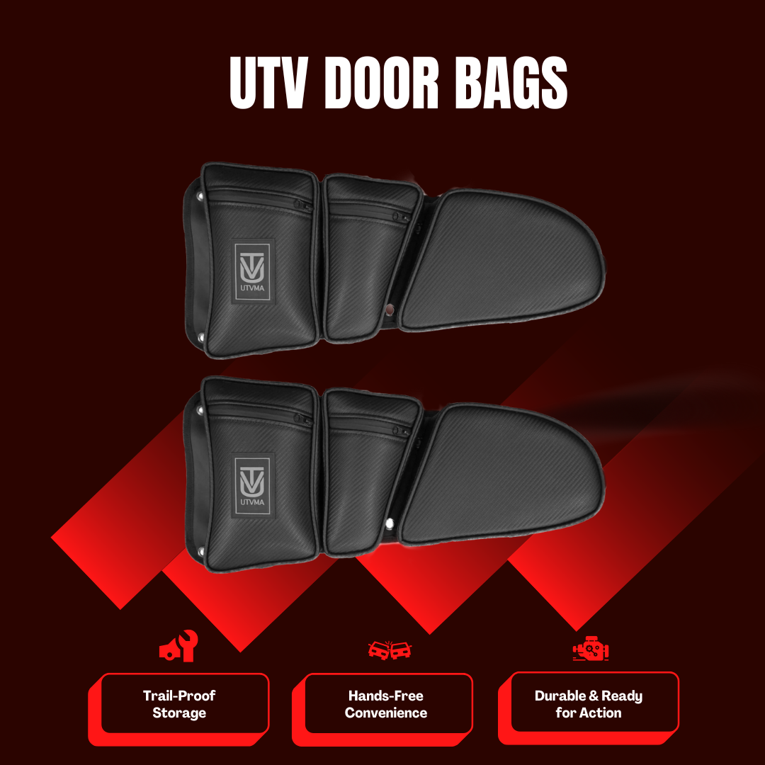 Photo of RZR 900 Front Door Bag Set (2014-2025) by UTV Mountain Accessories - Premium Vehicle Parts & Accessories for UTVs / Side by Sides