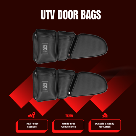 Photo of RZR 1000/900 Front Door Bag Set (2014-2023) by UTV Mountain Accessories - Premium Door Bags for UTVs / Side by Sides