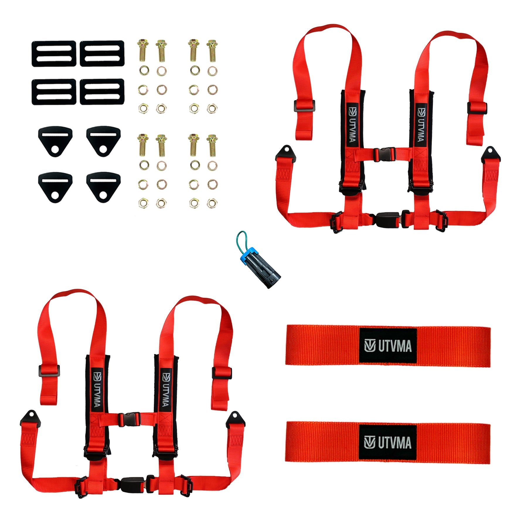 Two Harness Pack Auto Buckle with Harness Collars