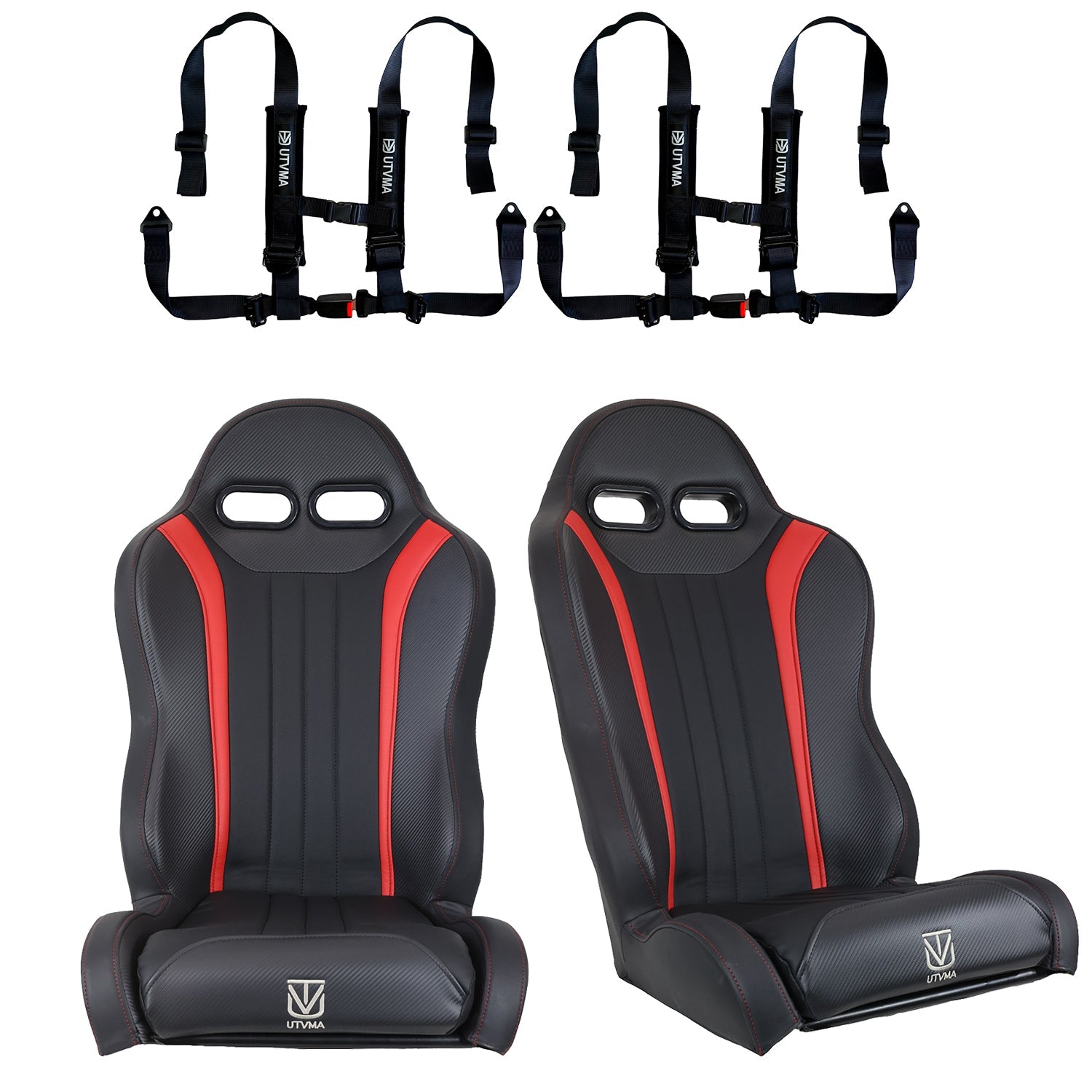 Photo of "Weekender" Series Pair of Front Suspension Bucket Seats Maverick R 2 or 4 Seater (2024-2025) by UTV Mountain Accessories - Premium for UTVs / Side by Sides
