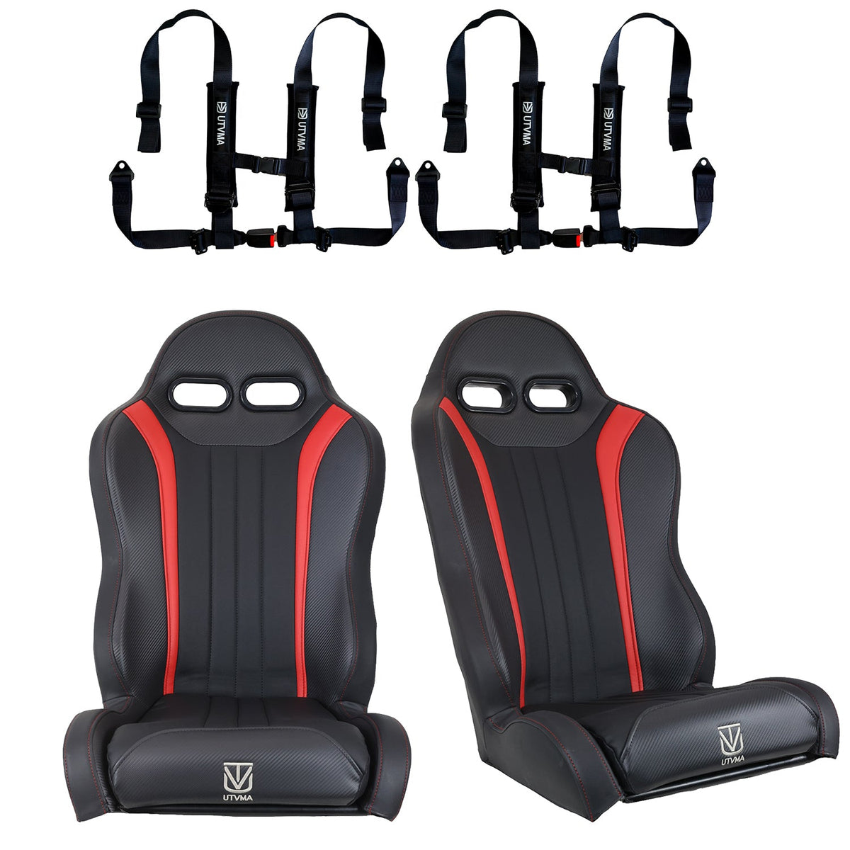 Photo of RZR PRO (Turbo R, Pro R, Pro) 2 and 4 Seater Suspension "Weekender" Series Pair of Front Bucket Seats W/ Quick Mount Bracket (2020-2025) by UTV Mountain Accessories - Premium Seats & Seat Accessories for UTVs / Side by Sides