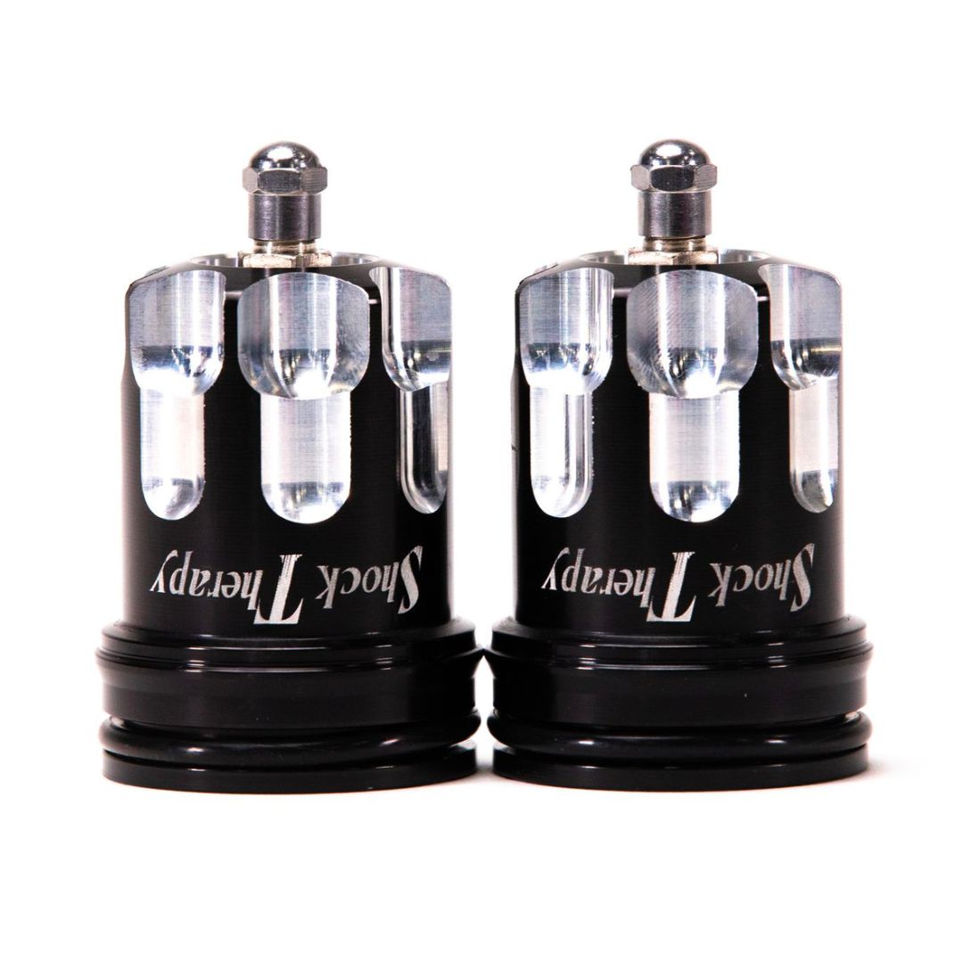 Photo of Billet Reservoir Caps (For Fox Shocks w- 2.0" or 2.5" reservoir bodies) by Shock Therapy - Premium for UTVs / Side by Sides