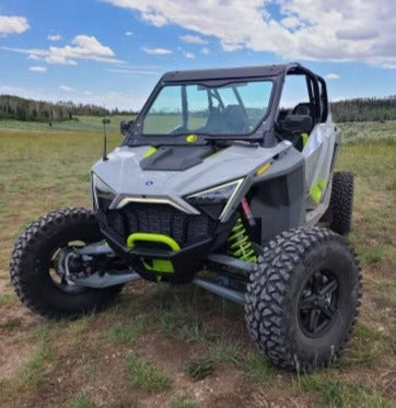 Photo of POLARIS RZR TURBO R FRONT WINDSHIELD 2022+ by Dirt Warrior Accessories - Premium Windshields for UTVs / Side by Sides