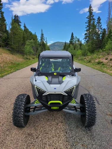 Photo of POLARIS RZR TURBO R FRONT WINDSHIELD 2022+ by Dirt Warrior Accessories - Premium Windshields for UTVs / Side by Sides