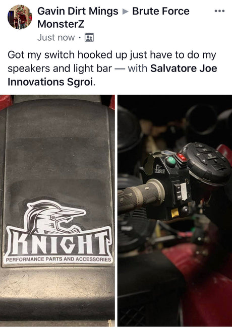 Photo of Control Switches Box - with Light Bar Switch, Winch Switch, USB Port & More by Knight ATV - Premium Power Sports for UTVs / Side by Sides