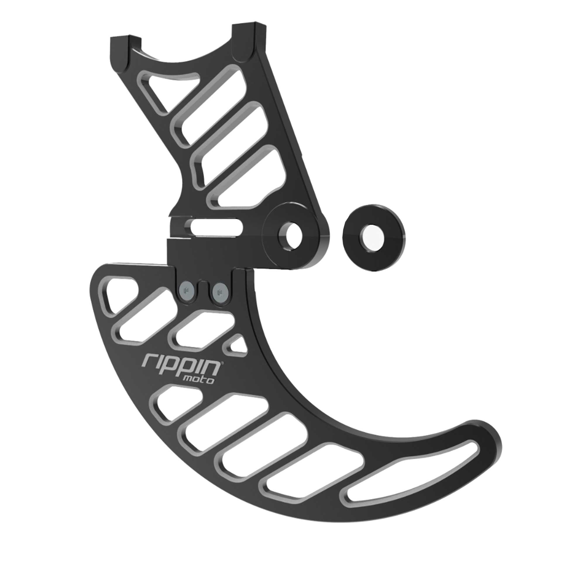 Photo of 250mm Rear Rotor Guard With Caliper Adapter by Rippin Moto - Premium Brakes for UTVs / Side by Sides