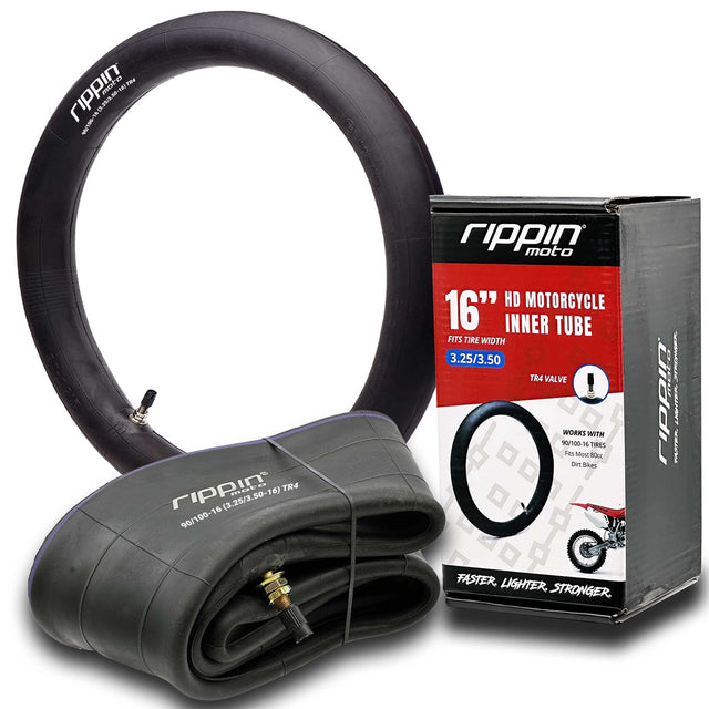 Photo of 90/100-16 (3.25/3.50-16) Heavy Duty Motorcycle Inner Tube - 3mm Thick by Rippin Moto - Premium Tire for UTVs / Side by Sides