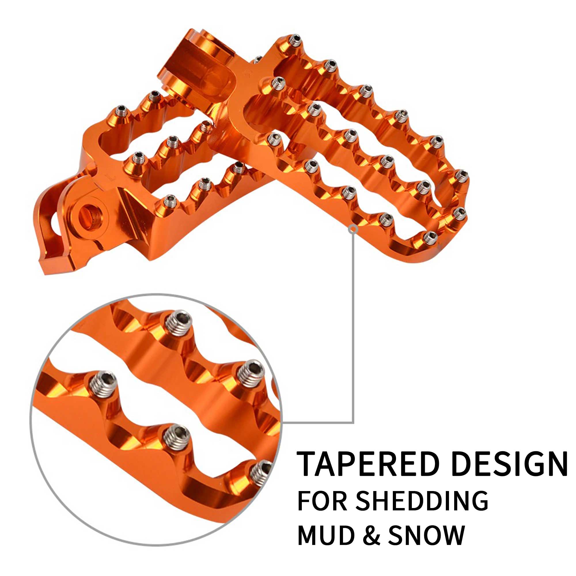 Photo of ADV XW Footpegs for KTM Adventure by Rippin Moto - Premium Footpegs for UTVs / Side by Sides