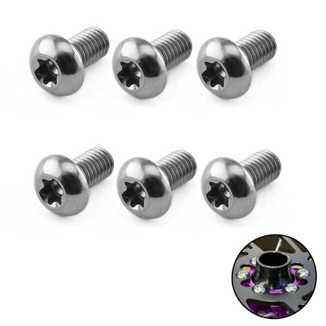 Photo of Titanium Front Rotor Bolts (6 Pack) for Sur-Ron, E-Ride PRO & Talaria by Rippin Moto - Premium Bolts for UTVs / Side by Sides