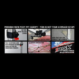 10x10 Race Canopy - Premium Pop-Up Pit Tent