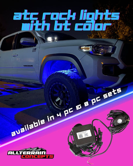 Photo of ATC Rock Lights w/ Bluetooth Color by All Terrain Concepts - Premium Accessories for UTVs / Side by Sides